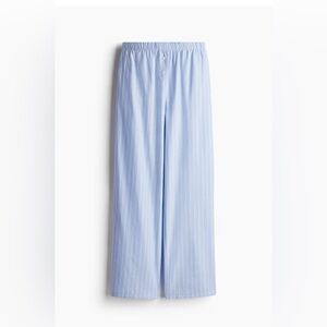 H&M Blue Striped boxer Pajama Bottoms
